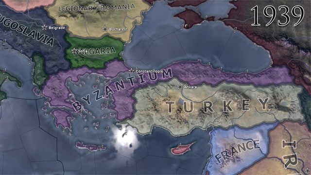 Hearts of Iron IV mod Byzantium v.1.0