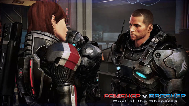 Mass Effect 3 mod FemShep v BroShep - Duel of Your Shepards v.1.3.0