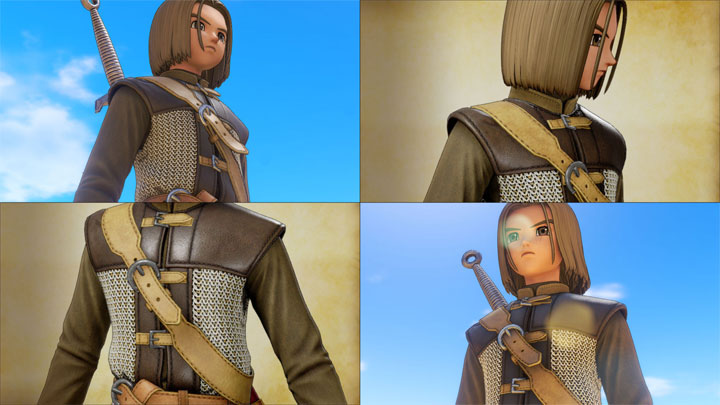 Dragon Quest XI: Echoes of an Elusive Age mod Hero Outfit - Chainmail Luminary v.1.1
