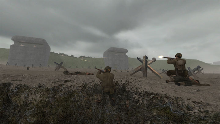 Call of Duty 2 mod COD2 Frontline "Your Finest Hour" Omaha Level v.28072022