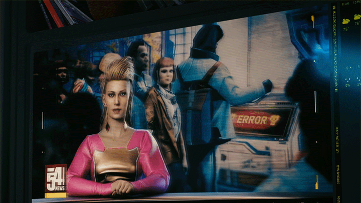Cyberpunk 2077 mod HD Television v.1.0