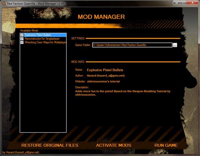 Red Faction: Guerrilla mod Protracted rebellion v.3.01