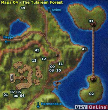 1 - Map: Tularean Forest | Might & Magic VII For Blood and Honor - Might & Magic VII: For Blood and Honor - poradnik do gry