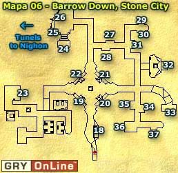 01 - Enter do Barrow XII - Dungeon - Map: Barrow Down | Might & Magic VII For Blood and Honor - Might & Magic VII: For Blood and Honor - poradnik do gry