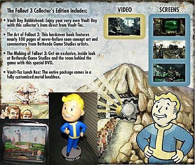 GameStop ujawnia zawartość pecetowej wersji kolekcjonerskiej gry Fallout 3 - ilustracja #1