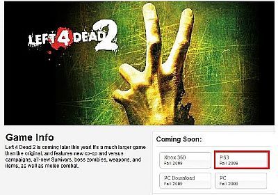 Left 4 Dead 2 na PS3? Plotka czy prawda? - ilustracja #1