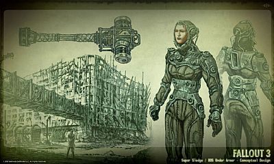 Garść szkiców koncepcyjnych z Fallout 3 - ilustracja #5