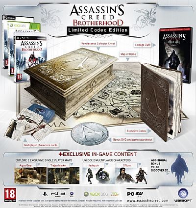 Assassin's Creed: Brotherhood - cena edycji kolekcjonerskiej i szczegóły na temat bety - ilustracja #1