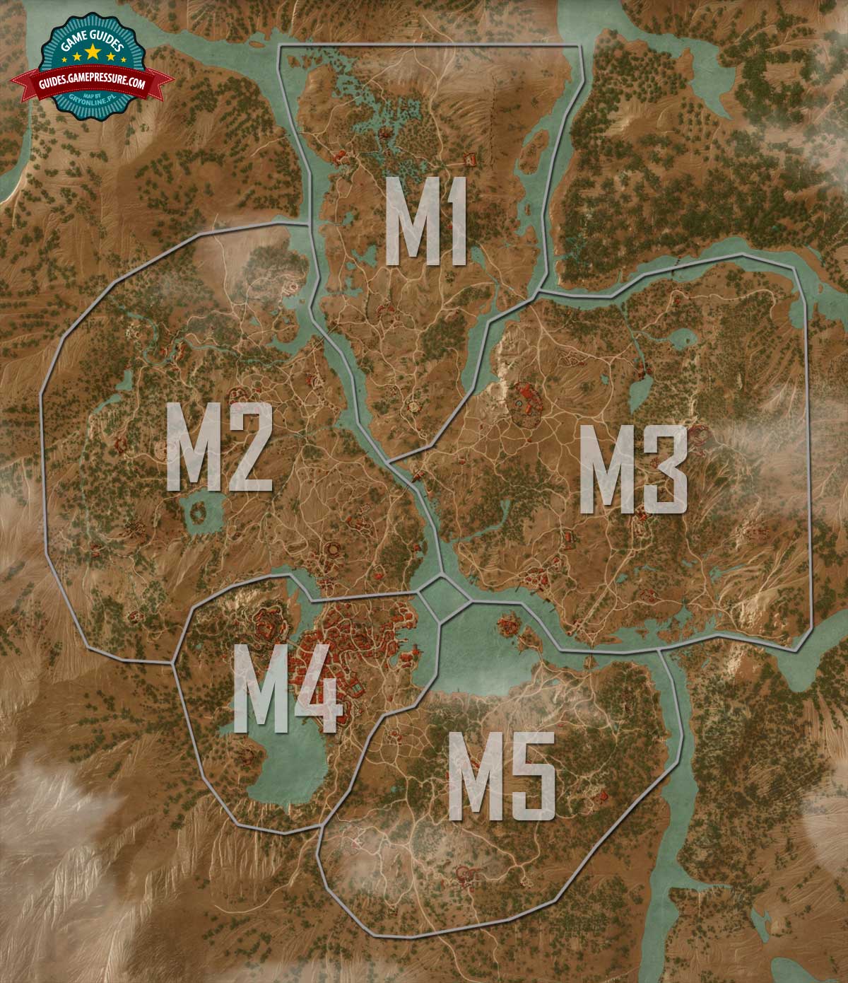 World map - Toussaint duchy - Toussaint - maps and side quests - The 