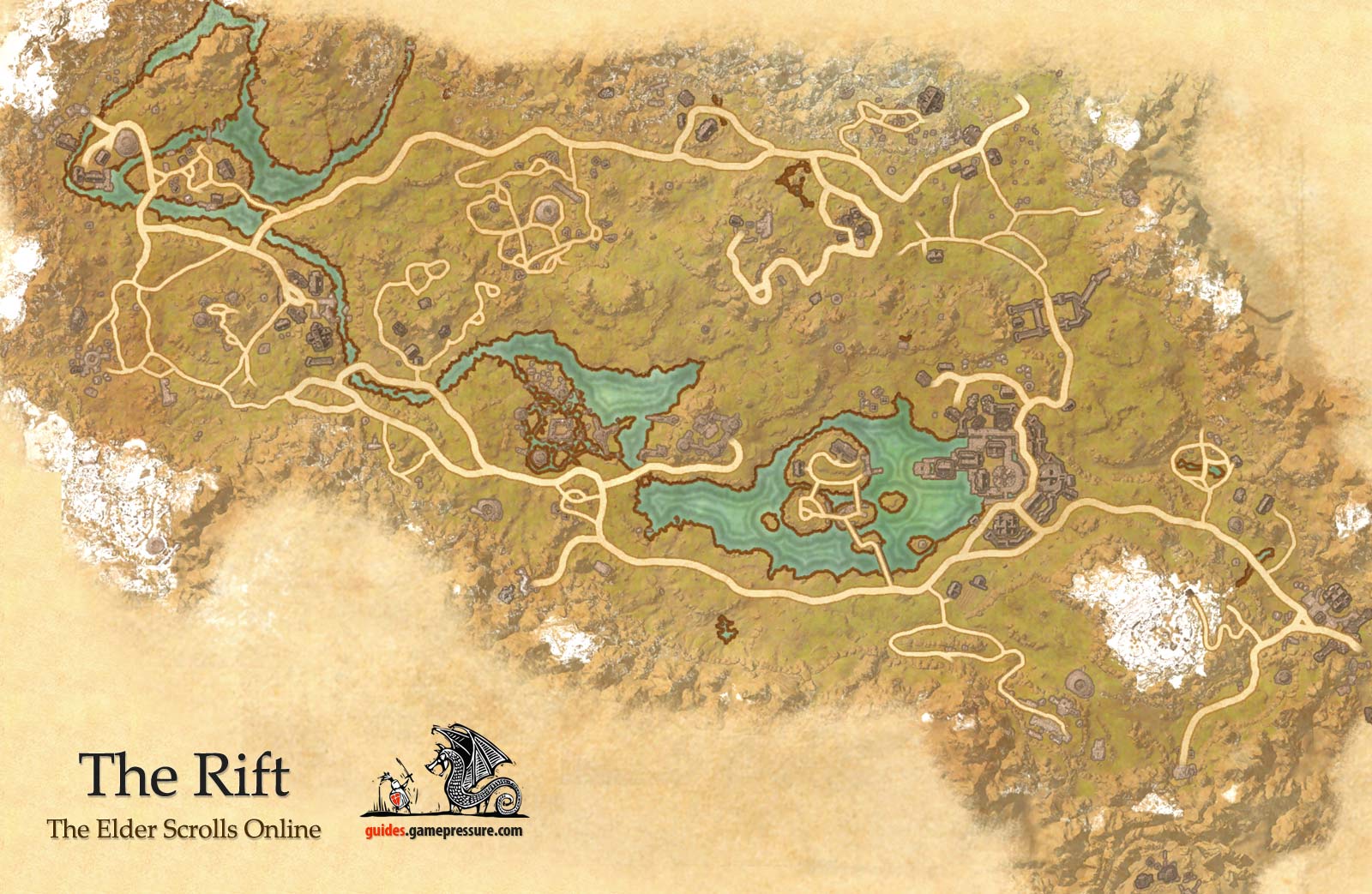 The Rift Ebonheart Pact The Elder Scrolls Online World atlas