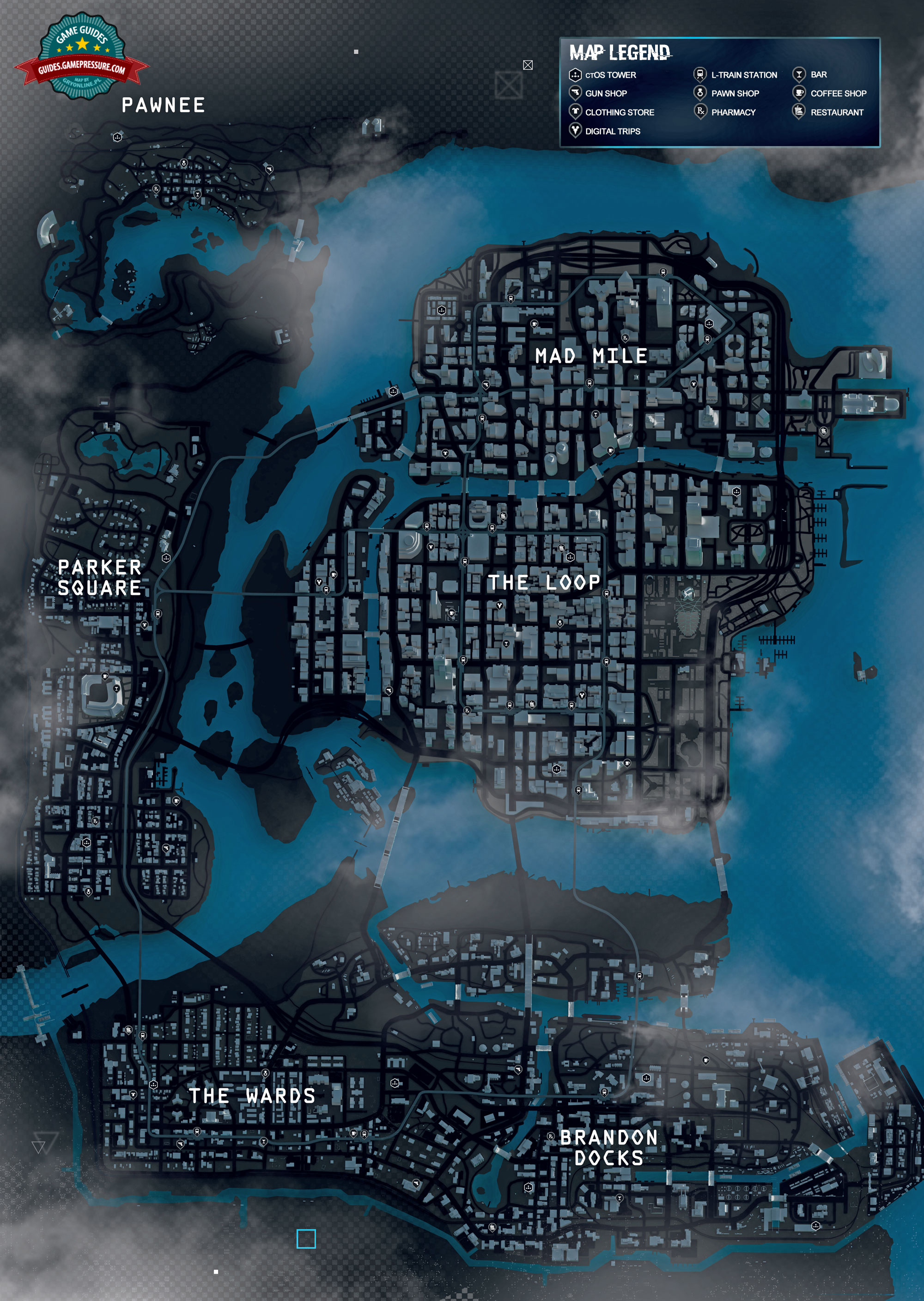 Missing Persons Maps of Secrets Watch Dogs Game Guide and Walkthrough