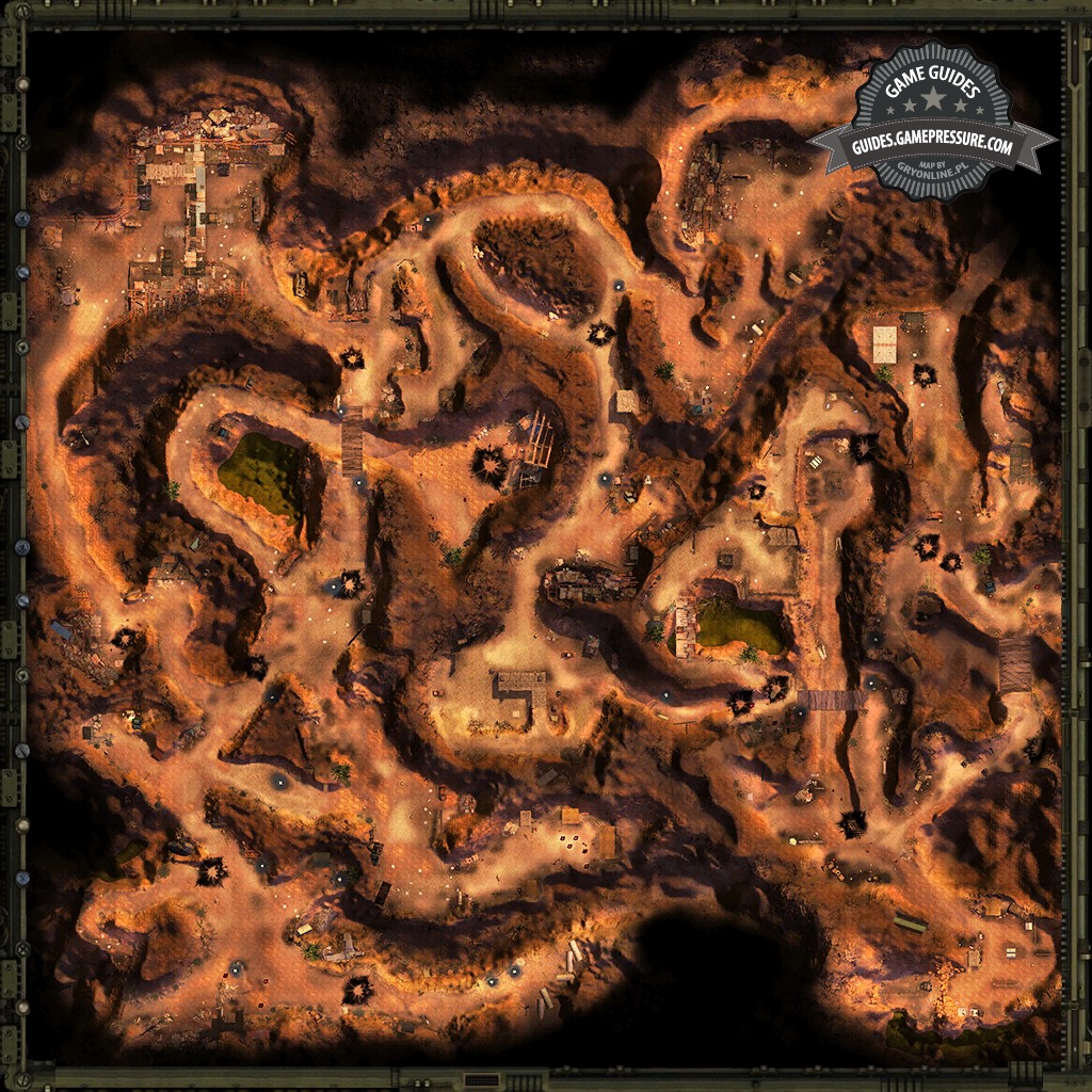 Canyon of Titan Temple of Titan locations Walkthrough Wasteland