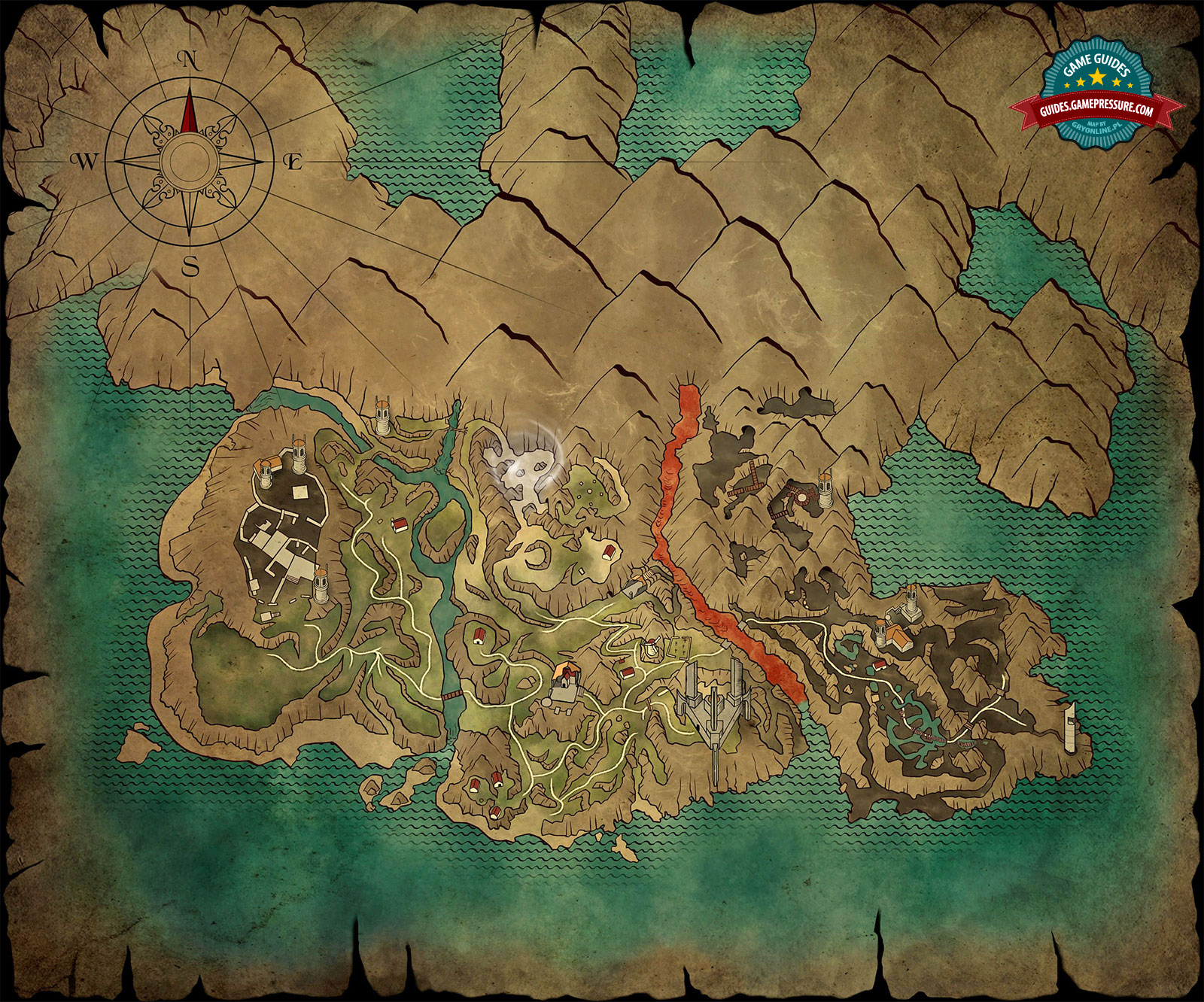 Calador - Teleporter maps - Risen 3: Titan Lords - Game Guide and Calador - Teleporter maps - Risen 3: Titan Lords - Game Guide and