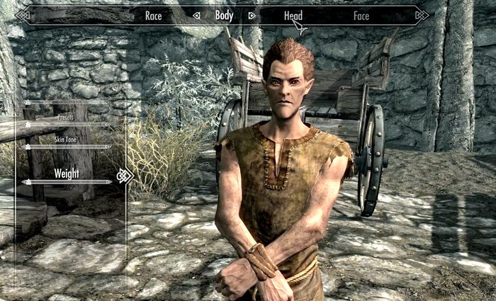 W grach RPG gracze często mogą określić wygląd oraz zdefiniować podstawowe atrybuty swojego bohatera. Na screenie The Elder Scrolls V: Skyrim (2011). - 2016-12-01