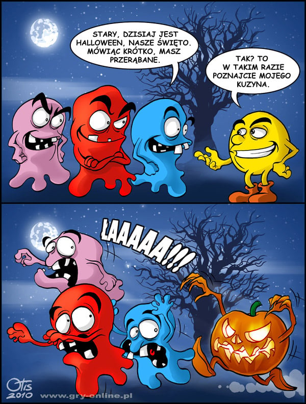 Halloween, komiks Cartoon Games, odc. 35.
