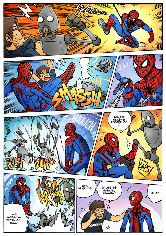 Więcej niż gra #5, komiks Spider&#45;Man, odc. 5.