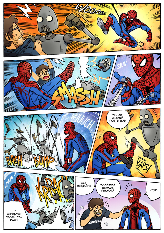 Bajka O Spider Manie Do Czytania Więcej niż gra #5, komiks Spider-Man, odc. 5 | GRYOnline.pl