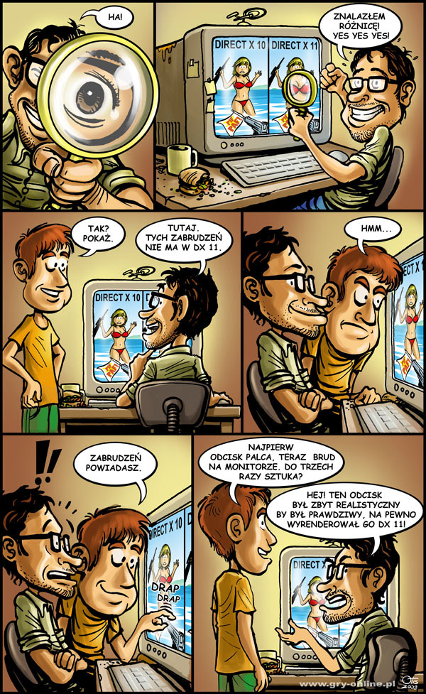 DirectX 11, komiks Cartoon Games, odc. 9.