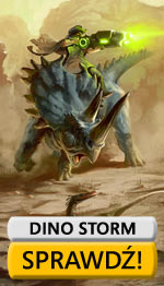 Dino Storm to darmowa gra akcji, w kt�rej sterujemy poczynaniami kowboja uzbrojonego w bro� laserow� i dosiadaj�cego udomowionego dinozaura.