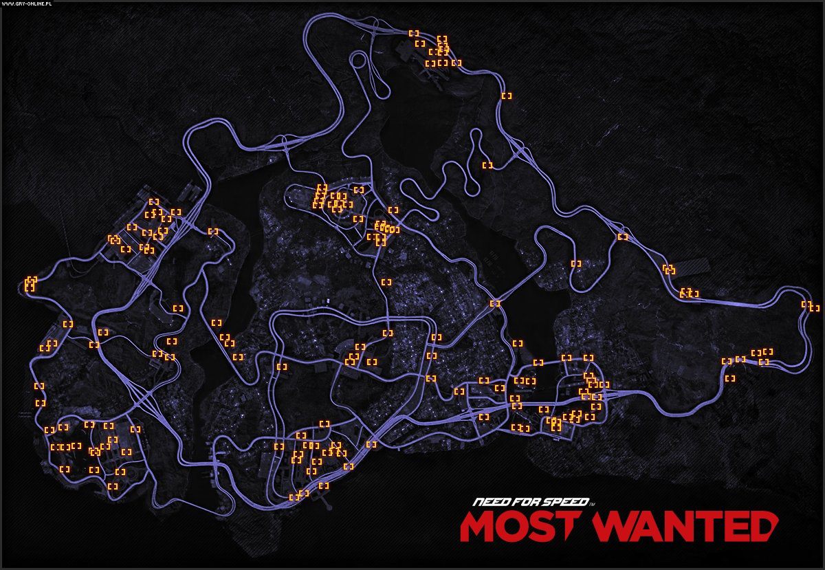 Bilbordy | Ważne punkty na mapie - Need for Speed: Most Wanted