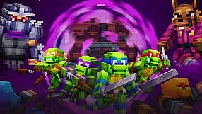 Minecraft Legends zwiastun Teenage Mutant Ninja Turtles