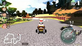 Miś Uszatek: Wyścigi Gokartów gameplay wersji angielskiej