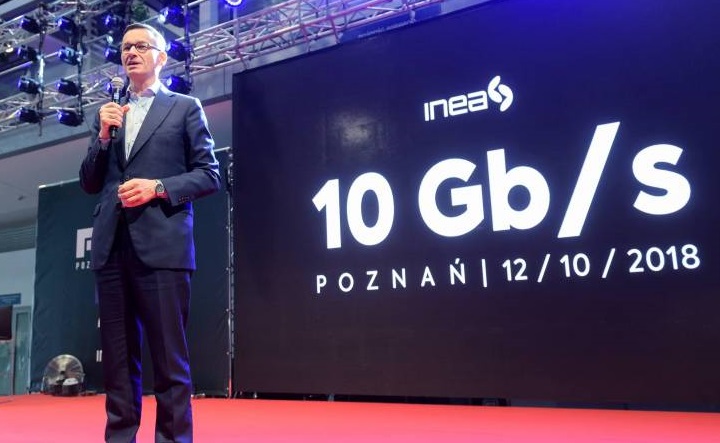 Udostępnienie przez firmę Inea łącza symetrycznego 10 Gb/s w Poznaniu nie umknęło nawet politykom. - Internet światłowód - ranking i porównanie ofert. Październik 2025 - dokument - 2025-10-08