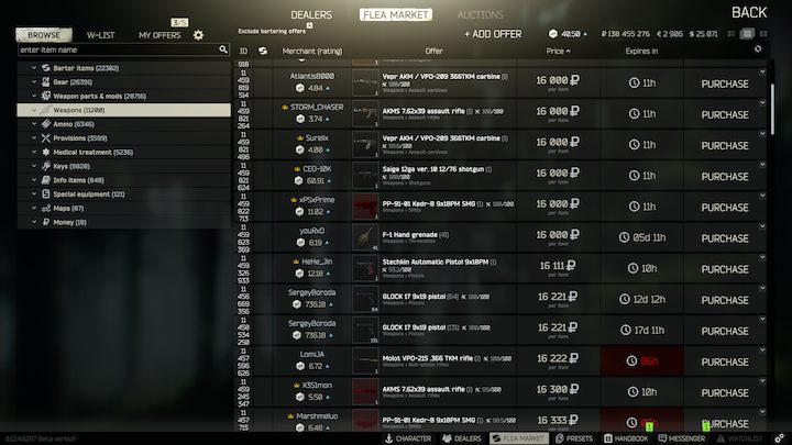 Pchli targ w Escape from Tarkov to również miejsce, gdzie dochodzi do nielegalnych transakcji za prawdziwe pieniądze. - Szara strefa RMT - jak gracze zarabiają na innych graczach - dokument - 2021-07-12