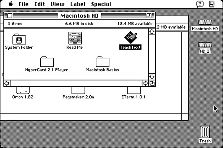 Standardowy dziś graficzny system użytkownika oparty na okienkach, ikonach, pulpicie i koszu to wynalazek firmy Xerox, ale nie wiadomo, jakie byłyby jego losy, gdyby nie firma Apple. - Skąd się biorą wyznawcy Apple? - dokument - 2021-11-09