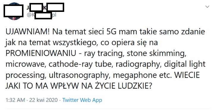 Niektórzy podchodzą do tematu z dystansem. Na szczęście ray tracing stanowi zagrożenie tylko dla naszego portfela. - 5G zabija? Obalamy mity - dokument - 2020-04-22