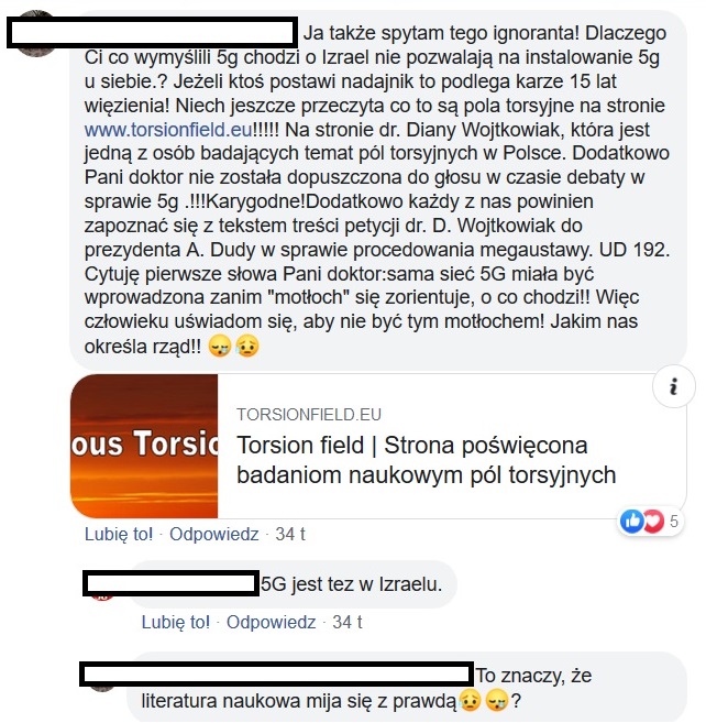 Wiele osób powiela nieprawdziwe informacje.