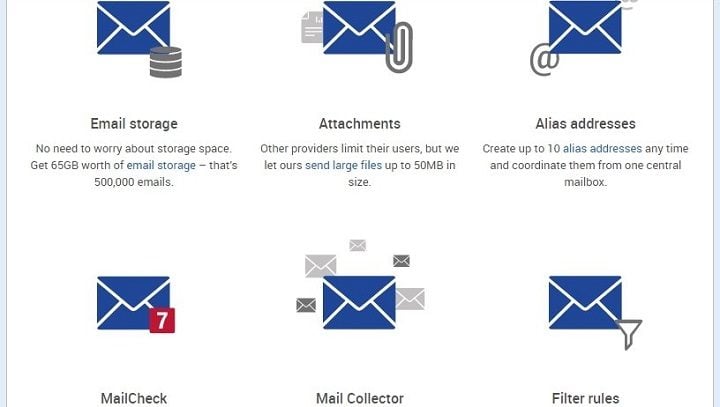 Filtr spamu jest obecny. Tak samo, jak skanowanie wiadomości w celu sprawdzenia, czy nie stanowią zagrożenia. - Najlepsza darmowa poczta e-mail 2021 - dokument - 2021-12-08