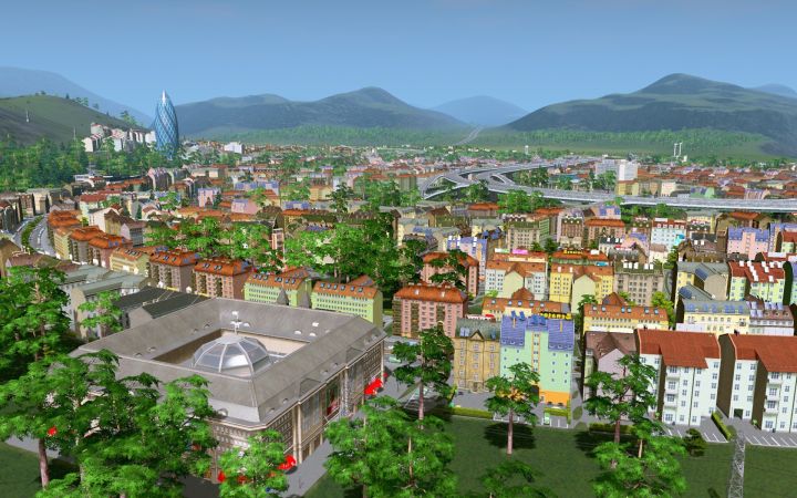 Oprawa graficzna Cities: Skylines naprawdę potrafi cieszyć oko. - 32 najlepsze tycoony w historii - top strategie ekonomiczne na PC - dokument - 2023-09-27