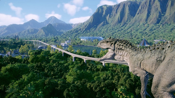 Oprawą wizualną Jurassic World Evolution 2 przyćmiewa większość opisanych tu tycoonów. - 32 najlepsze tycoony w historii - top strategie ekonomiczne na PC - dokument - 2023-09-27