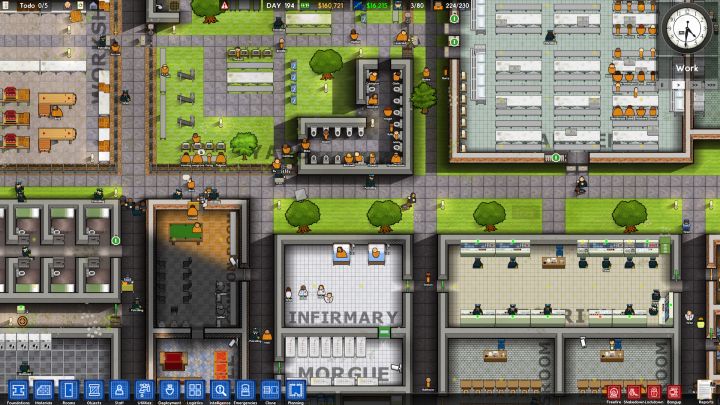 Mimo prostej oprawy graficznej niezależny Prison Architect trafił w gusta graczy. - 32 najlepsze tycoony w historii - top strategie ekonomiczne na PC - dokument - 2023-09-27