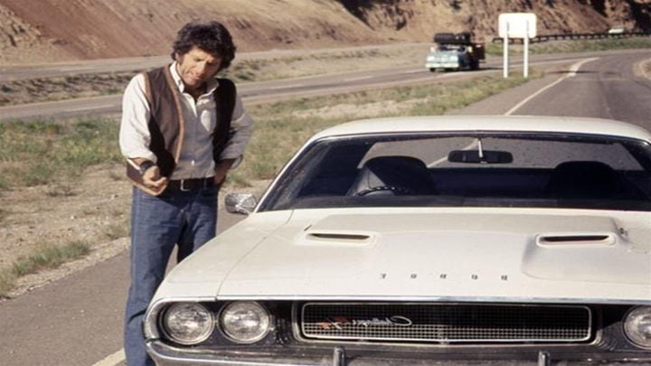 Znikający punkt, reż. Richard Sarafian, 20th Century Fox, 1971 - Kultowe samochody, bez których kino nie byłyby takie same - dokument - 2022-11-23