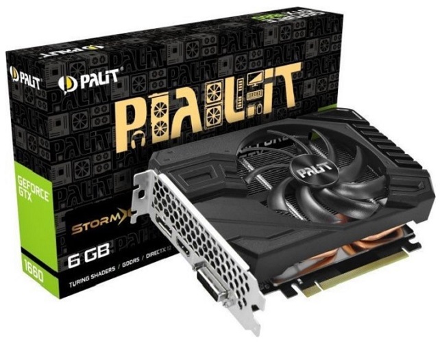 Karta graficzna Palit GeForce GTX 1660 StormX 6GB GDDR5. Źródło: Palit