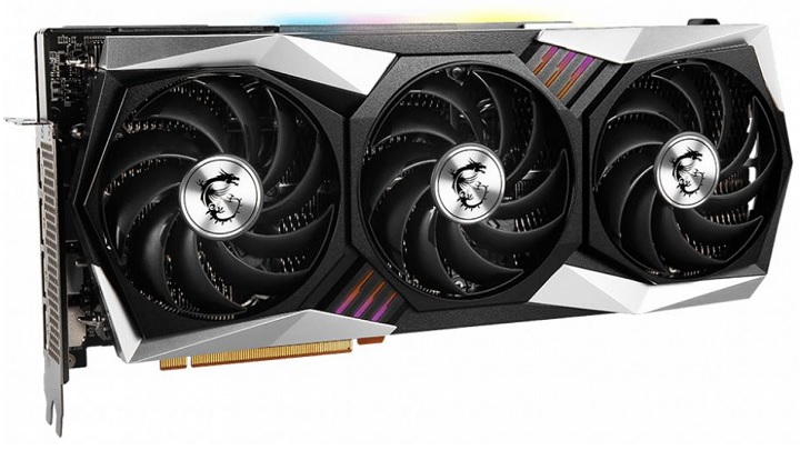 Karta graficzna MSI Radeon RX 6950 XT GAMING X TRIO 16GB GDDR6. Źródło: MSI - Ranking kart graficznych Nvidia GeForce i AMD Radeon. Czerwiec 2022 - dokument - 2022-06-09