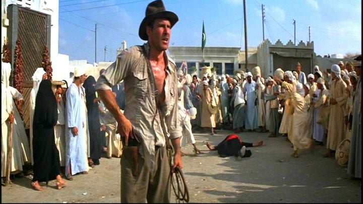 Poszukiwacze zaginionej Arki, reż. Steven Spielberg, 1984 - 10 najzabawniejszych śmierci w filmach - dokument - 2022-09-08