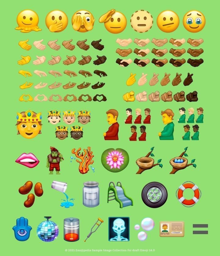 Nowe emotki w Unicode 14.0. Szału nie ma, choć troll jest fajny. - Emotki, emoji, minki - kto ustala, jakie obrazki będziemy do siebie wysyłać? - dokument - 2021-10-15