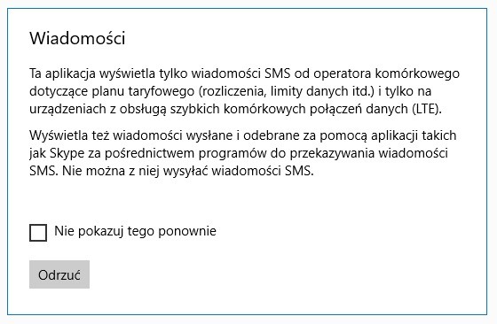 Nie pokazujcie mi tego narzędzia ponownie.