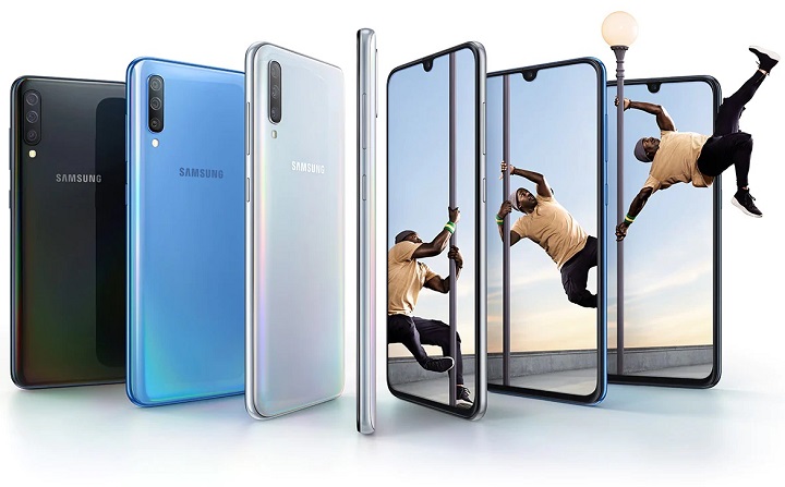 Galaxy A70 to bardzo mocny punkt w rankingu urządzeń z najlepszą baterią. Źródło: Samsung - Smartfony z najlepszą baterią 2020 | Top 10 - dokument - 2021-08-09