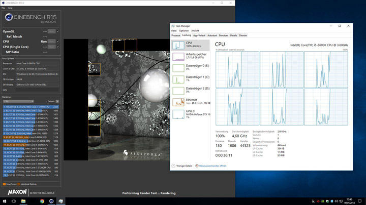 Testowany model Core i5 8600K udało się podkręcić do stabilnych 4.7 GHz, przy zastosowaniu chłodzenia Noctua NH-D15. - 2018-07-26