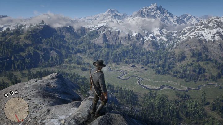 Red Dead Redemption II zachwyca zasięgiem widzenia i bardzo autentycznym krajobrazem.