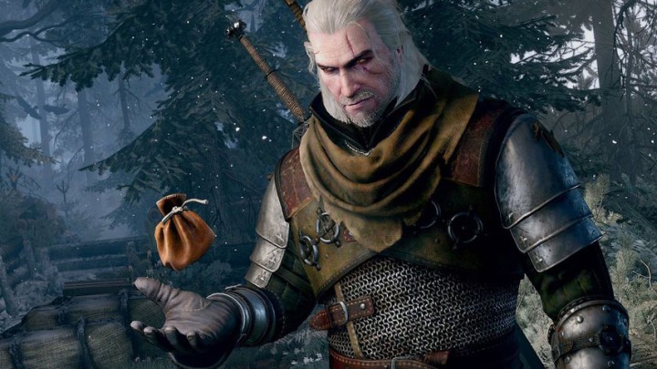 Dobra, dobra, Geralt, daruj sobie tę chytrą minę, wszyscy wiemy, że masz już cały skarbiec takich trzosów. - „Kupiłem Wiedźmina 3... cztery razy!”. Czemu ciągle płacimy CDPR za grę sprzed 5 lat? - dokument - 2020-01-10