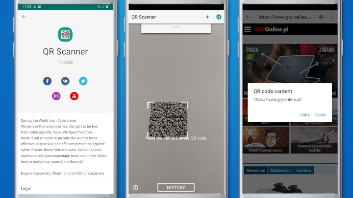 Prosty skaner QR od twórców znanego programu antywirusowego - Jak skanować kody QR w Androidzie - dokument - 2021-06-23