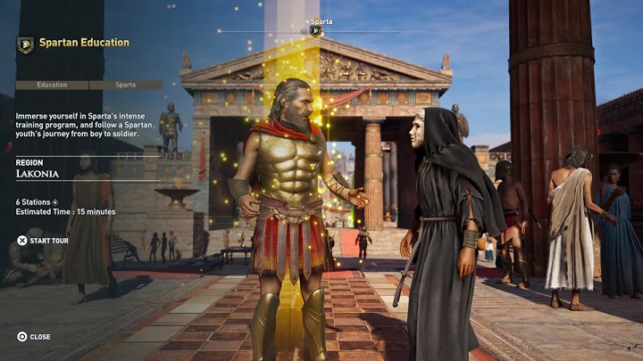 Discovery Tour: Ancient Greece stanowi skarbnicę wiedzy na temat antycznej Grecji. - Wszystko o Assassin's Creed Odyssey - wymagania sprzętowe, edycje kolekcjonerskie, ceny - dokument - 2019-09-06