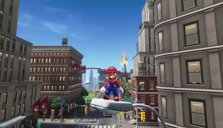 Mario odwiedzi między innymi świat wyglądający jak wycinek Nowego Jorku. - 2017-06-16