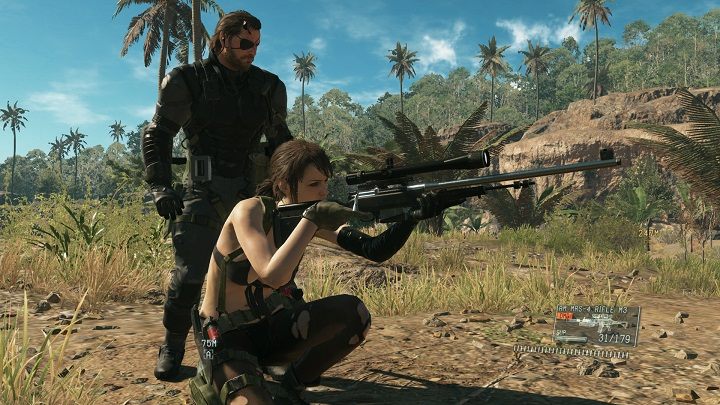 Oddajmy Japończykowi sprawiedliwość: przynajmniej dał perfekcyjnie logiczne wytłumaczenie, dlaczego najatrakcyjniejsza kobieta w Metal Gear Solid V MUSI chodzić w bikini. Widać, gdzie są priorytety. - 12 niezłych gier, których fabuła to bełkot - dokument - 2021-10-28