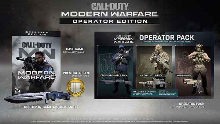 Tradycyjnie zamówienia przedpremierowe otrzymały cyfrowe bonusy. - Wszystko o Call of Duty: Modern Warfare 2019 – beta, gameplay, edycja kolekcjonerska - dokument - 2020-03-20